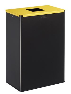 Calitri 60L yellow recycling bin