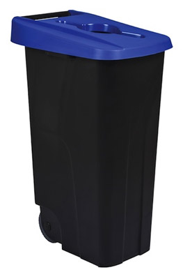 Selective waste bin 110L blue