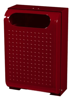 Outdoor wall-bin Rossignol 30 L red