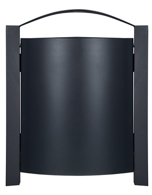 Outdoor Wall Waste Bin 40 L Rossignol anthracite matt