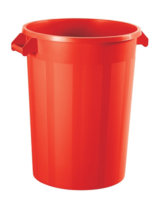 Food container Rossignol Round red 100L