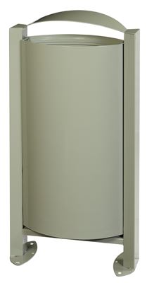 Outdoor trash Rossignol Arkéa 60 L gray cement