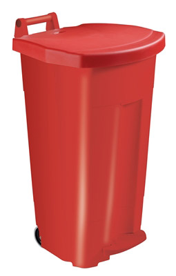 Kitchen bin Rossignol 90 liter HACCP red