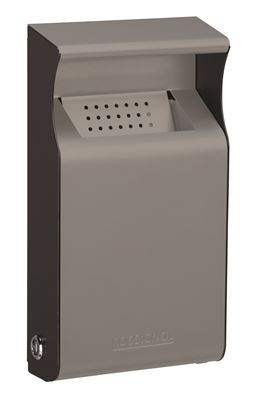 Outdoor wall ashtray rossignol 1L kopa gray
