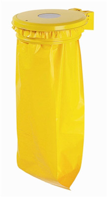 Support trash bag with yellow wall Rossignol traps