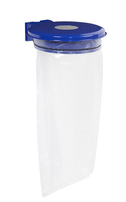 Wall trash bag holder with blue door 110LRossignol