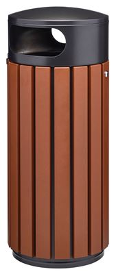 80L aluminum outdoor trash can