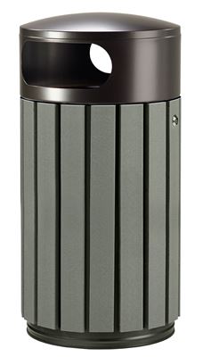 Recycled outdoor trash 40 liters Rossignol gray