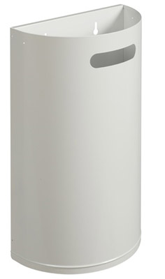 Rossignol drop-in waste bin 40L white