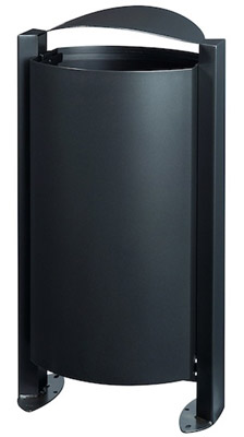 Outdoor trash can 100 L Rossignol Arkéa matt anthracite
