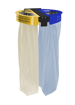 Support bin linen bin nightingale two streams yellow and blue premium