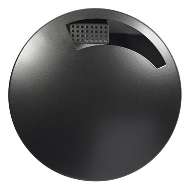 Outdoor wall ashtray Rossignol 1.5 L black Disco
