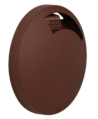 Outdoor ashtray Rossignol 1,5 L effect corten Disco