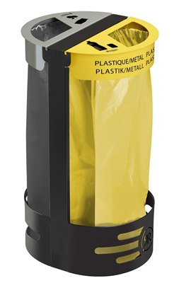 Rossignol yellow-grey outdoor sorting bag holder