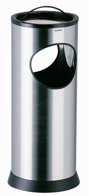 Ashtray trash sand Kipso 17.5 The brushed stainless steel