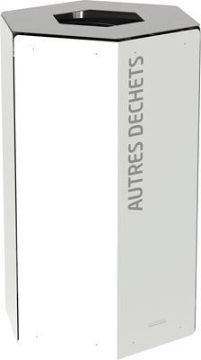 Rossignol 50L recycling bin for other white waste