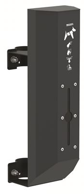 Canine hygiene dispenser for RAL7016 Rossignol post