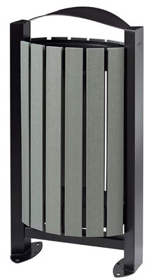 Rossignol 60L imitation wood outdoor trash can