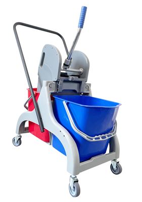 2x20 L cleaning trolley press