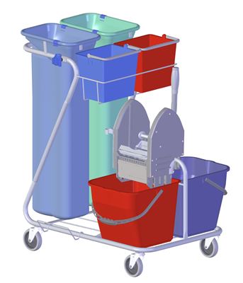 TROLLEY Wash twice with sorting