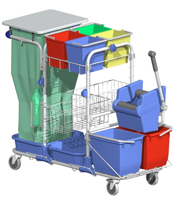 Hospital cleaning trolley Dit 426