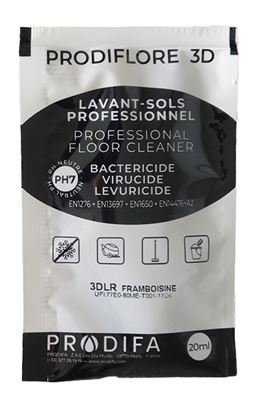 Raspberry-scented disinfectant detergent pod