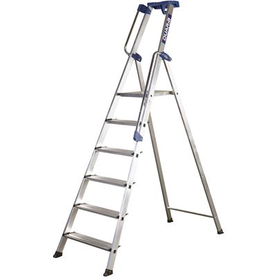 xstep professional aluminum stepladder 6 steps