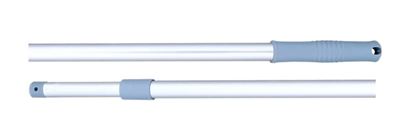 Adjustable aluminum handle 92-170 cm dual function
