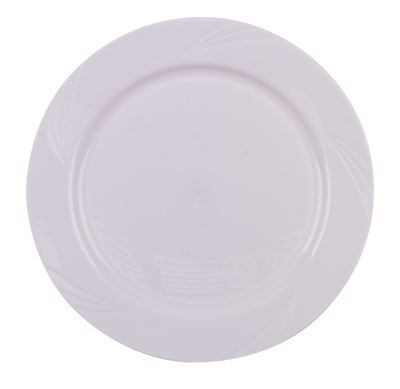 White reusable plate 18cm