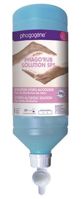 Phago rub hydroalcoholic solution hypoallergenic airless 12X1L