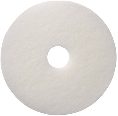 White floor polishing disc 530 mm package 5