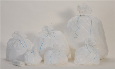 Garbage bag 20 liters white package 1000