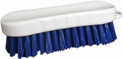 Blue hand food brush