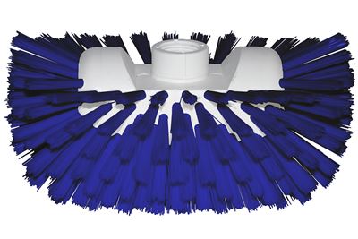 Blue food tank brush