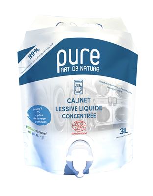 Concentrated liquid detergent ecocert 3L