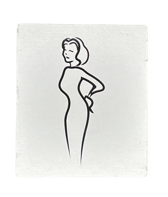 WC pictogram for women