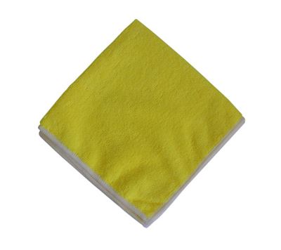 Yellow microfiber cloth