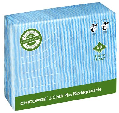 Biodegradable mop J-Cloth Plus blue by 50