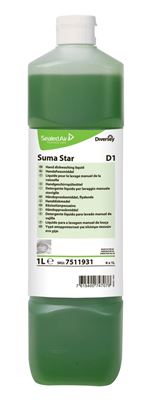 Suma Star D1 detergent plunges Diversey 6 x 1 liter