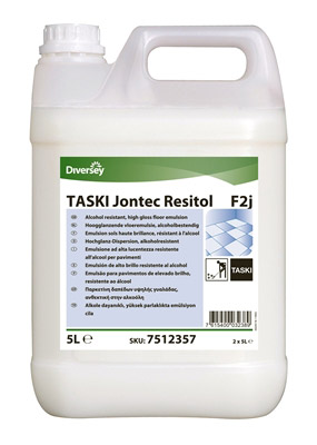 Taski jontec Resitol F2j wax resistant to disinfectants 5 L