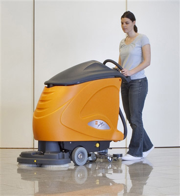 Scrubber Taski Swingo 1255 has electric cable