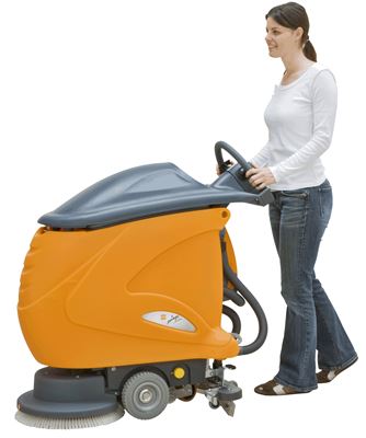 Used Taski swingo 755 battery scrubber dryer