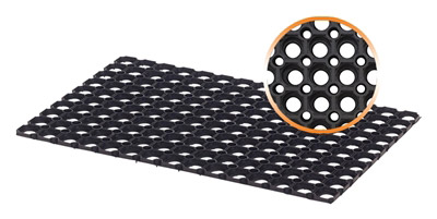Slatted rubber mats outside 80 x 120 cm 17 mm