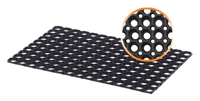 Slatted rubber mats outside 100 x 150 cm