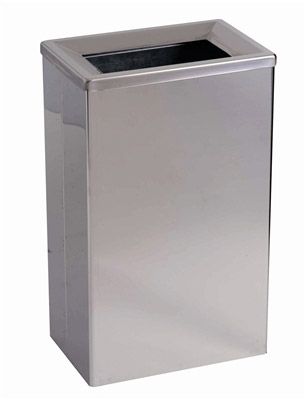 25L stainless steel trash wall or table