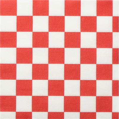 Celi Wadding Napkin 38 X 38 red checkered decor 960