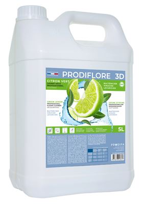 Lime-scented disinfectant and deodorizing detergent 5L