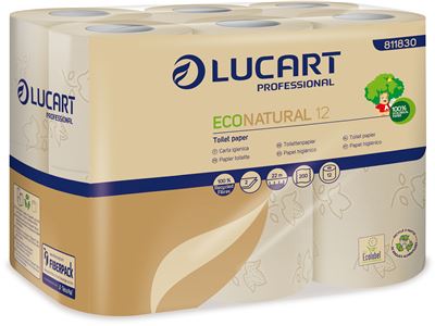 Toilet paper Lucart Natural Ecological Eco 200f package 96