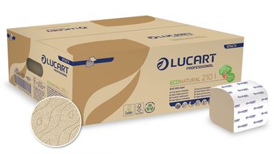 Flat toilet paper 210 f ecological Econatural Lucart package 40