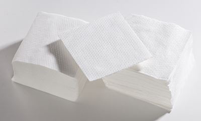 White paper towel 29 X 29 1 ply package of 3200